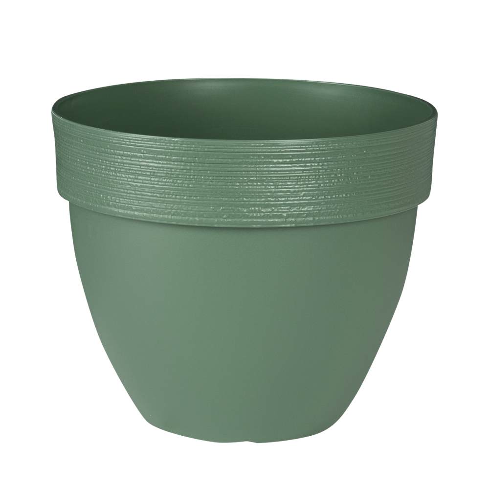 VERTUO Green Ovo Flower Pot 12&nbsp;in