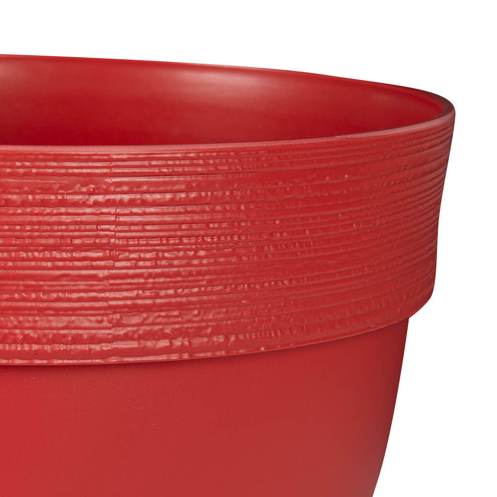 VERTUO Red Ovo Flower Pot 13&nbsp;1/2&nbsp;in