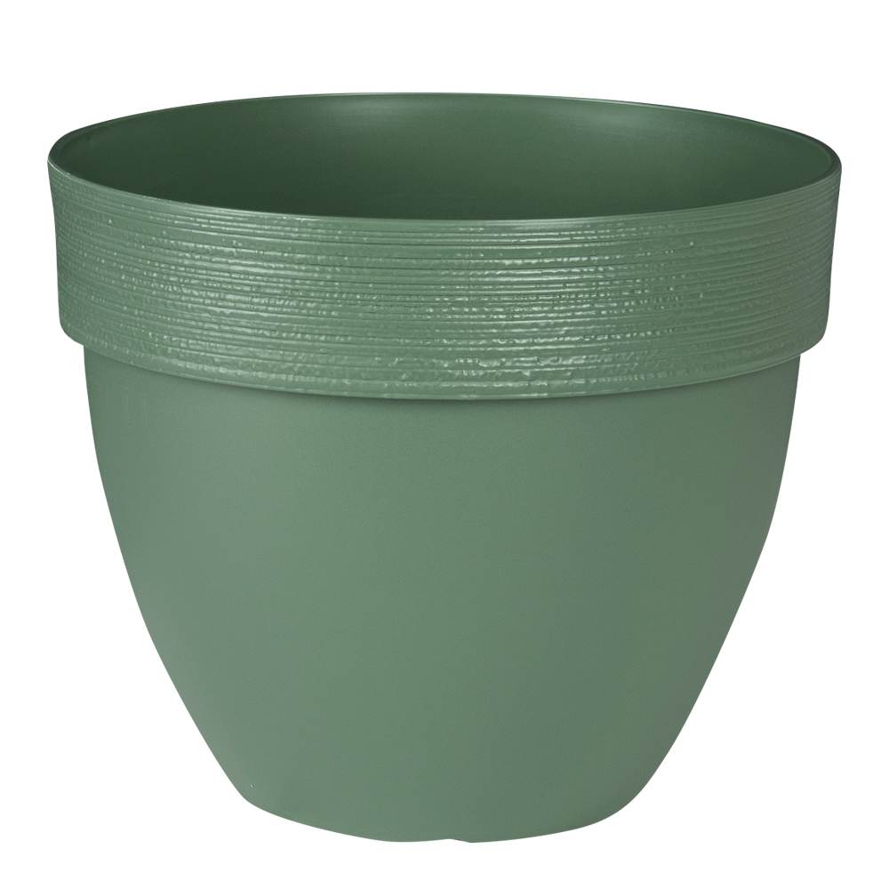 Pot à fleurs Ovo vert 13&nbsp;1/2&nbsp;po VERTUO