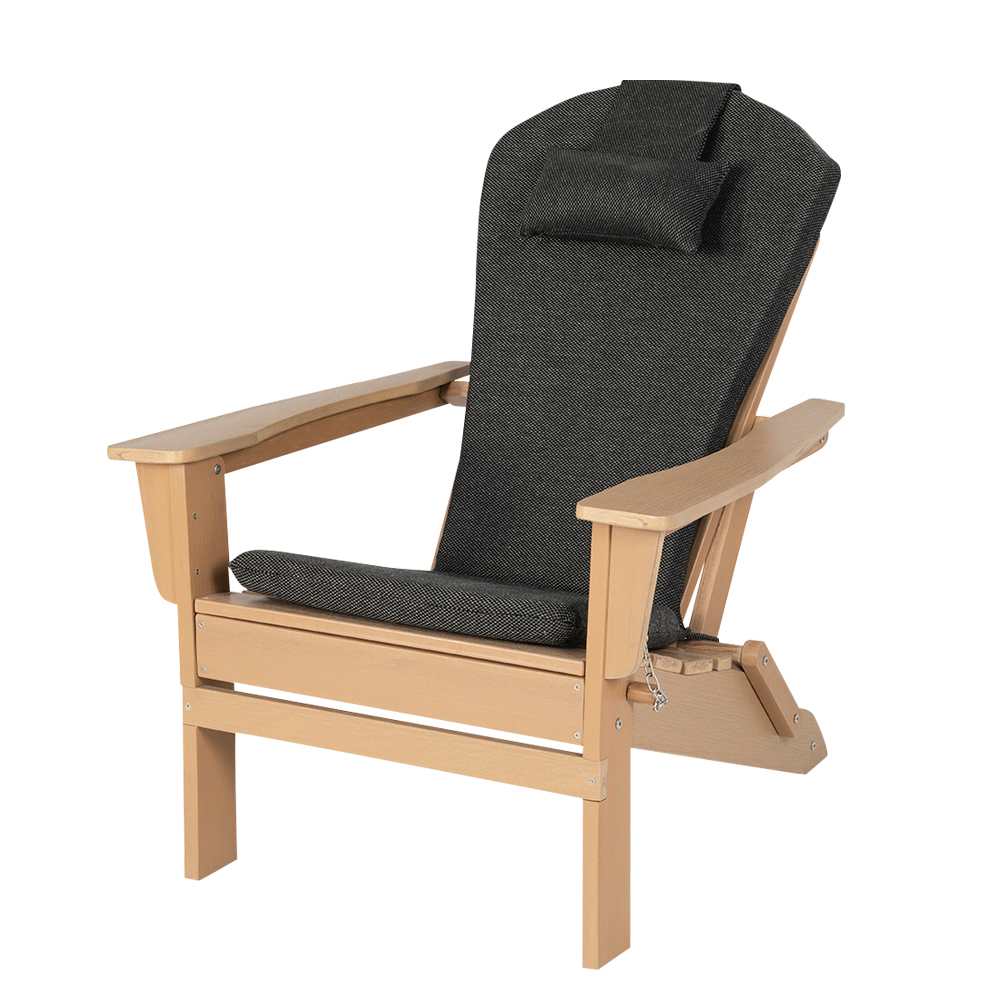 Coussin pour chaise Adirondack anthracite