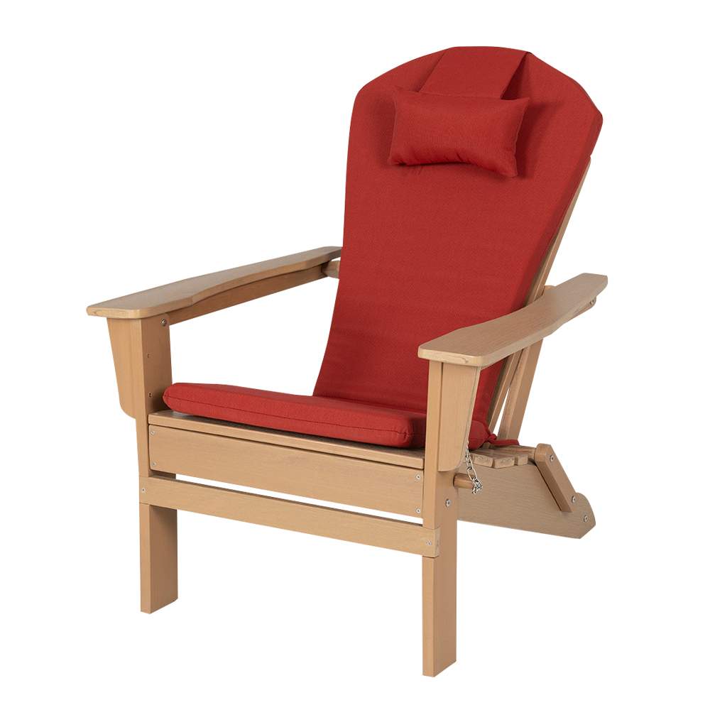 Coussin pour chaise Adirondack rouge