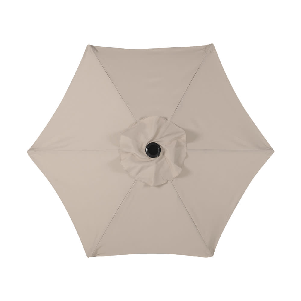 VERTUO Beige Patio Umbrella with Aluminum Pole 4 ft 11 in