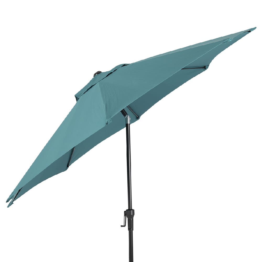 VERTUO Aqua Patio Umbrella with Aluminum Pole 9 ft