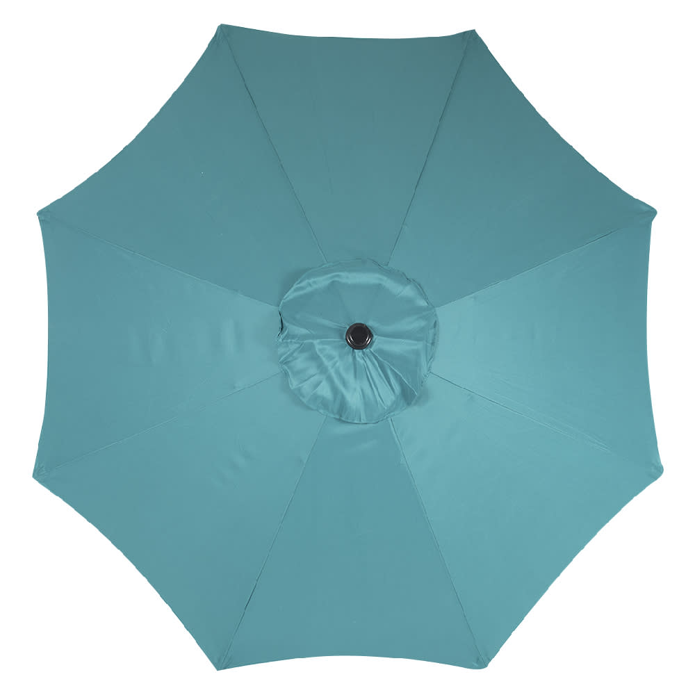 VERTUO Aqua Patio Umbrella with Aluminum Pole 9 ft