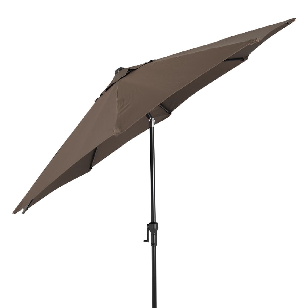 VERTUO Brown Patio Umbrella with Aluminum Pole 9 ft
