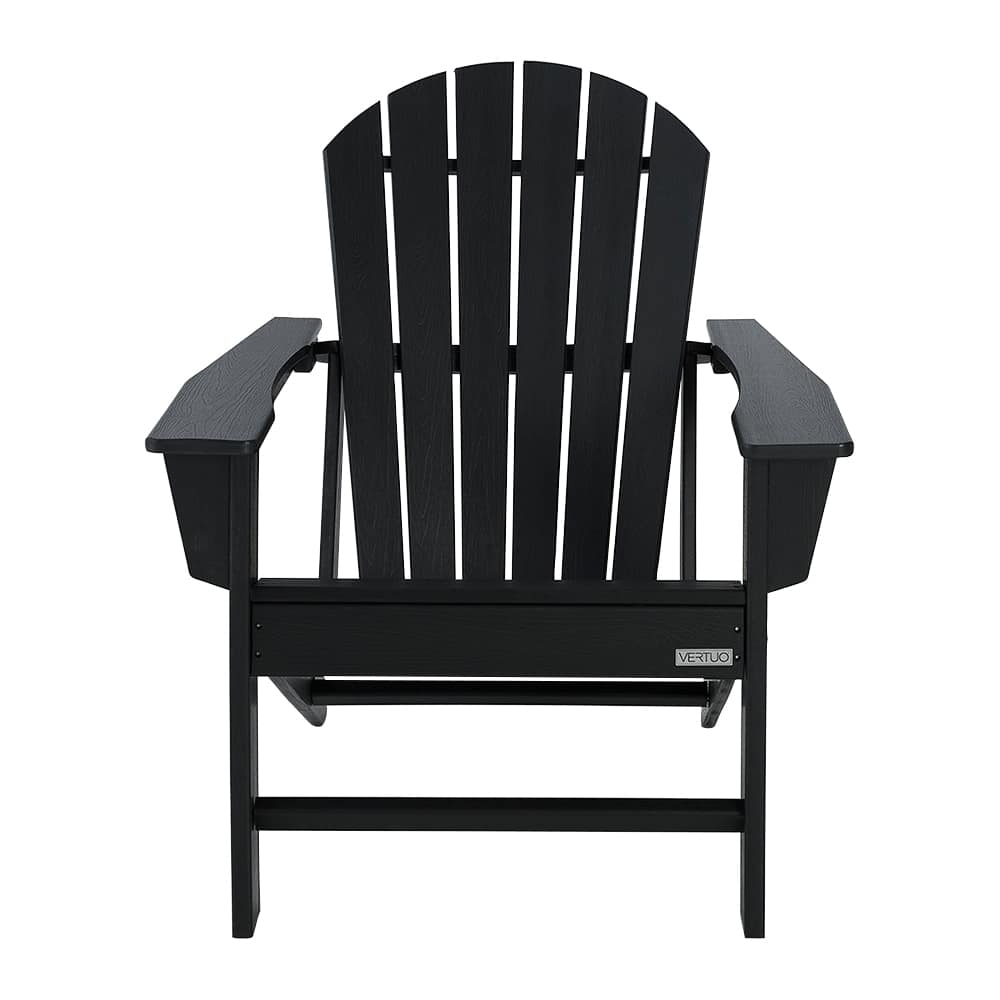 Chaise Adirondack en polyéthylène noire VERTUO