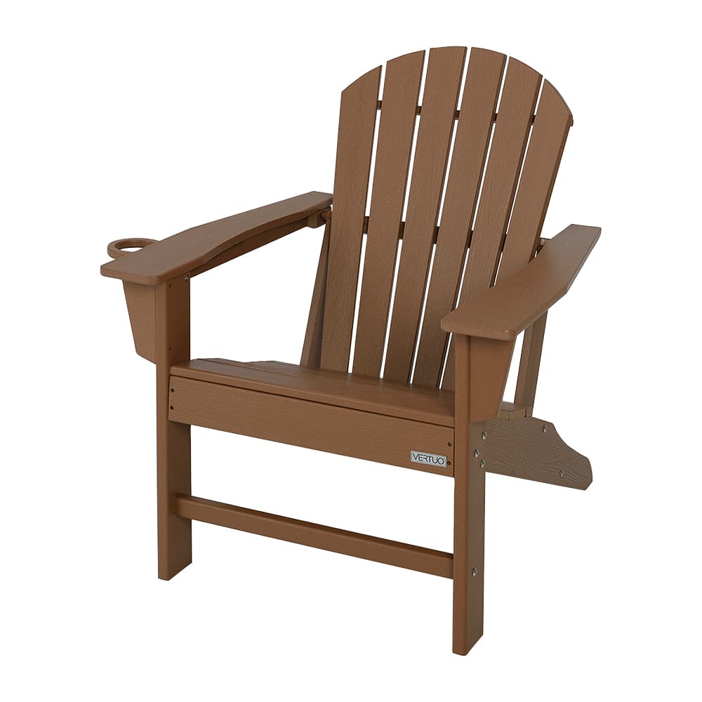 Chaise Adirondack en polyéthylène café VERTUO