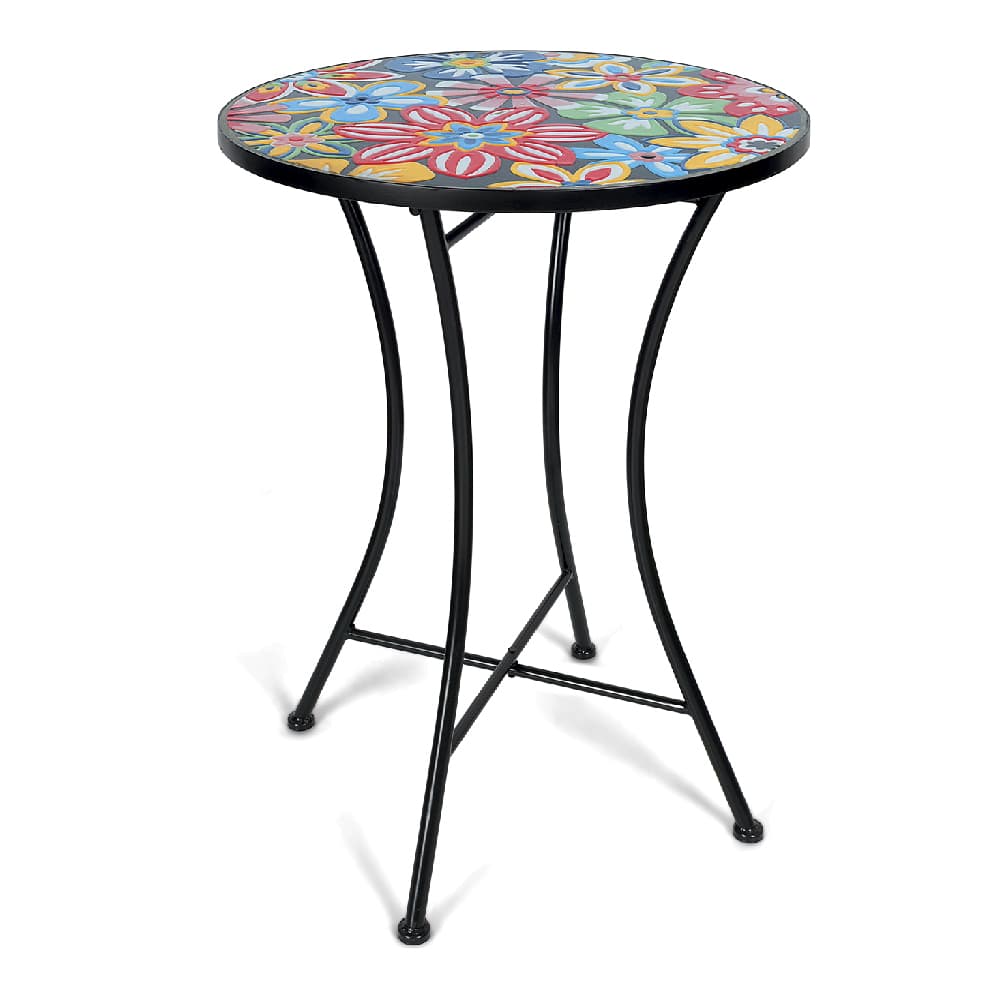 VERTUO Multicoloured Ceramic Bistro Table 23 5/8&nbsp;in.