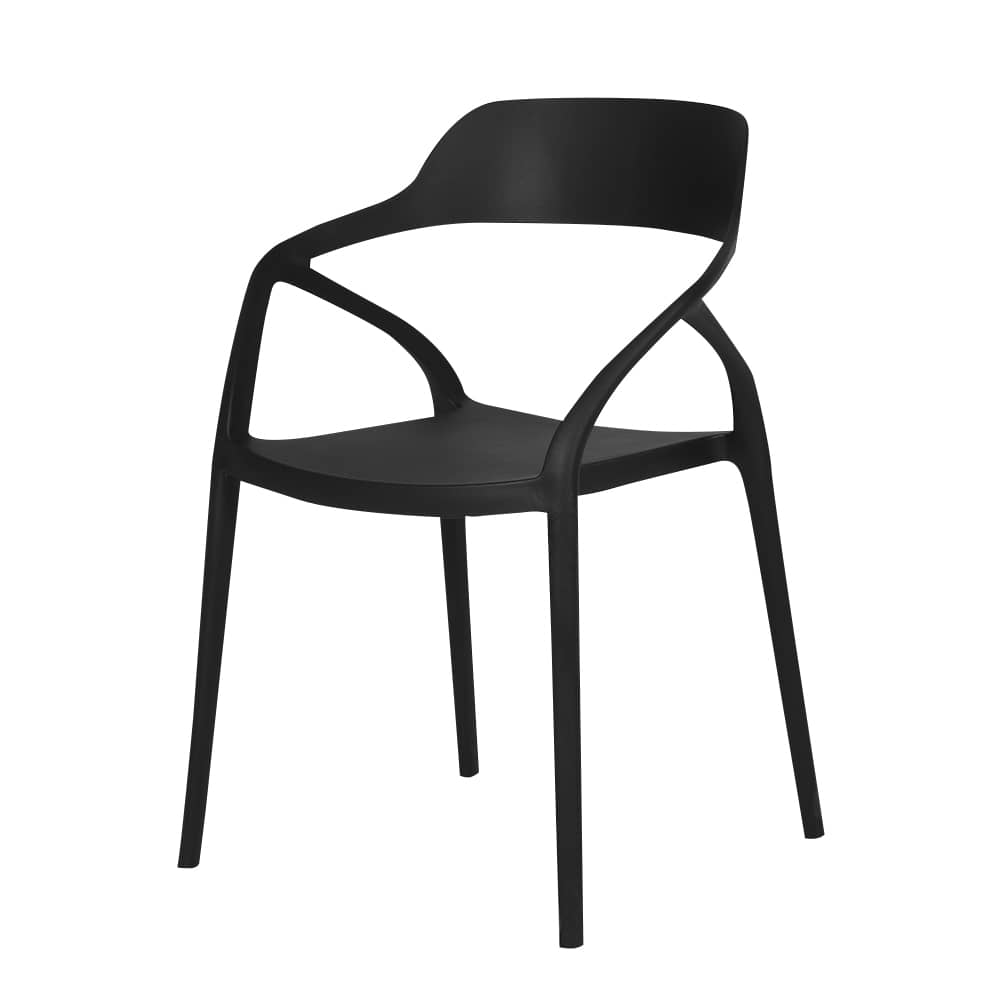 VERTUO Black Polypropylene Distinction Chair