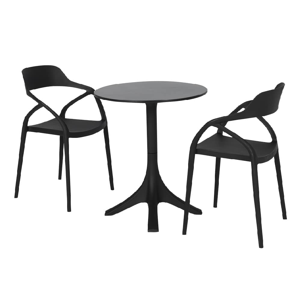 VERTUO Black Polypropylene Distinction Chair