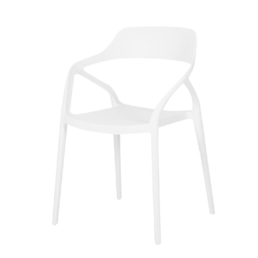 VERTUO White Polypropylene Distinction Chair