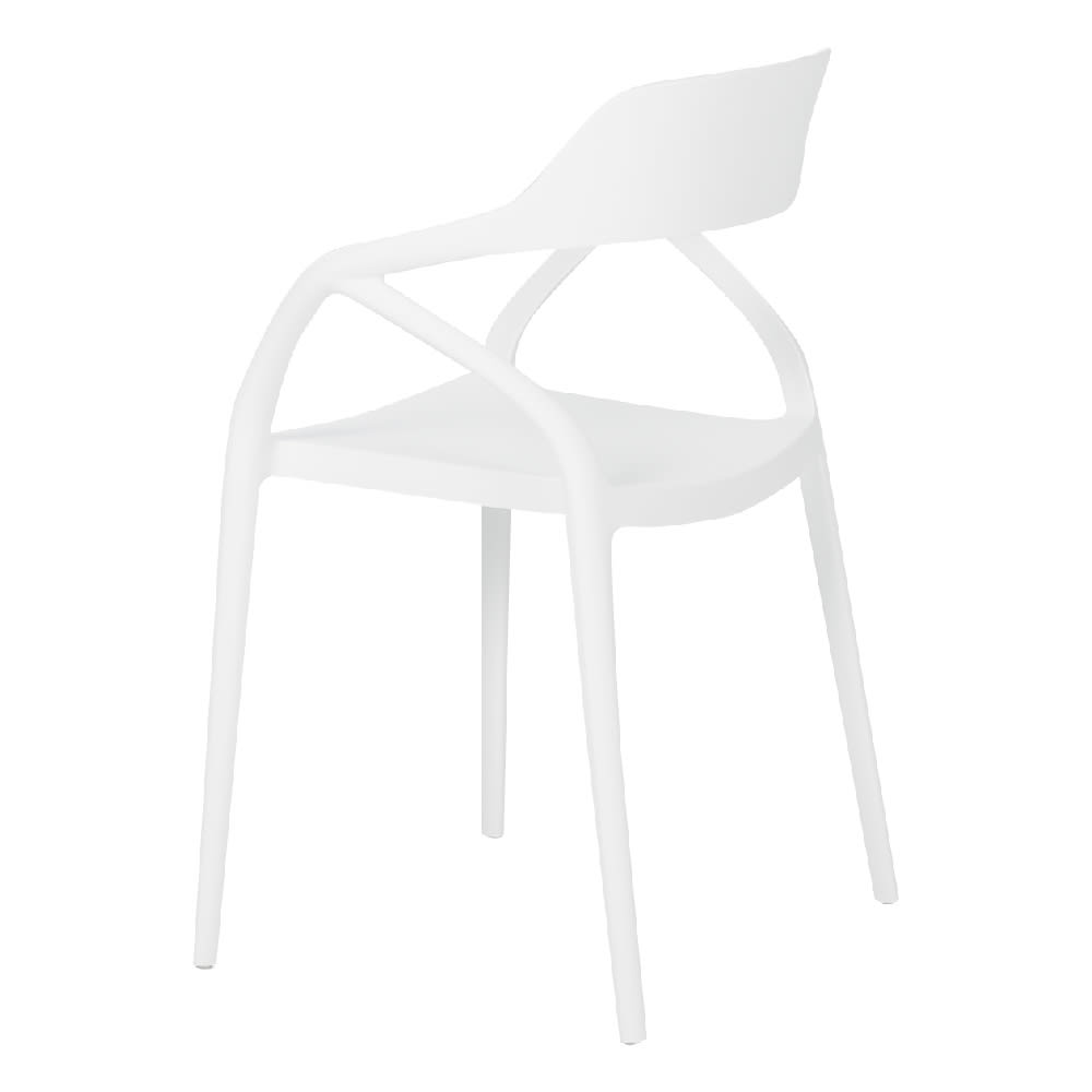 VERTUO White Polypropylene Distinction Chair