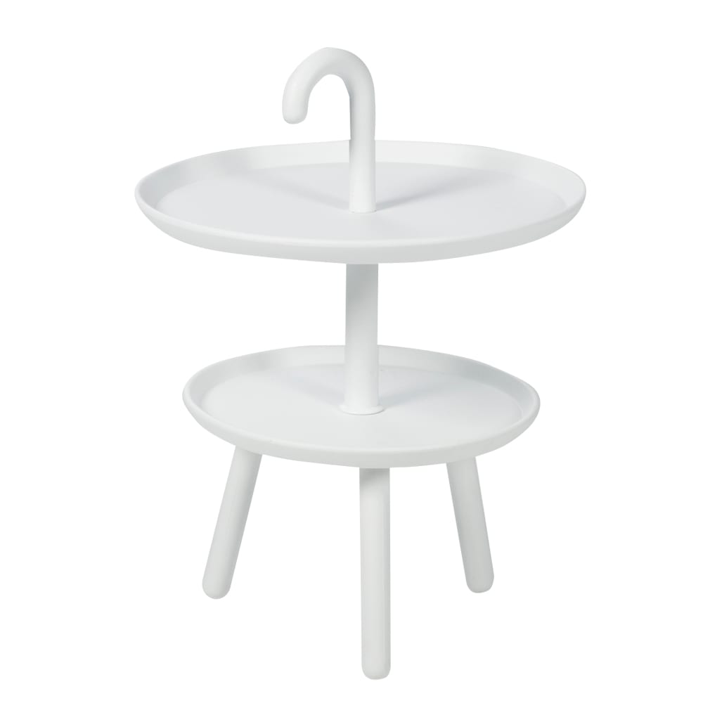 VERTUO White Polypropylene Nova Side Table