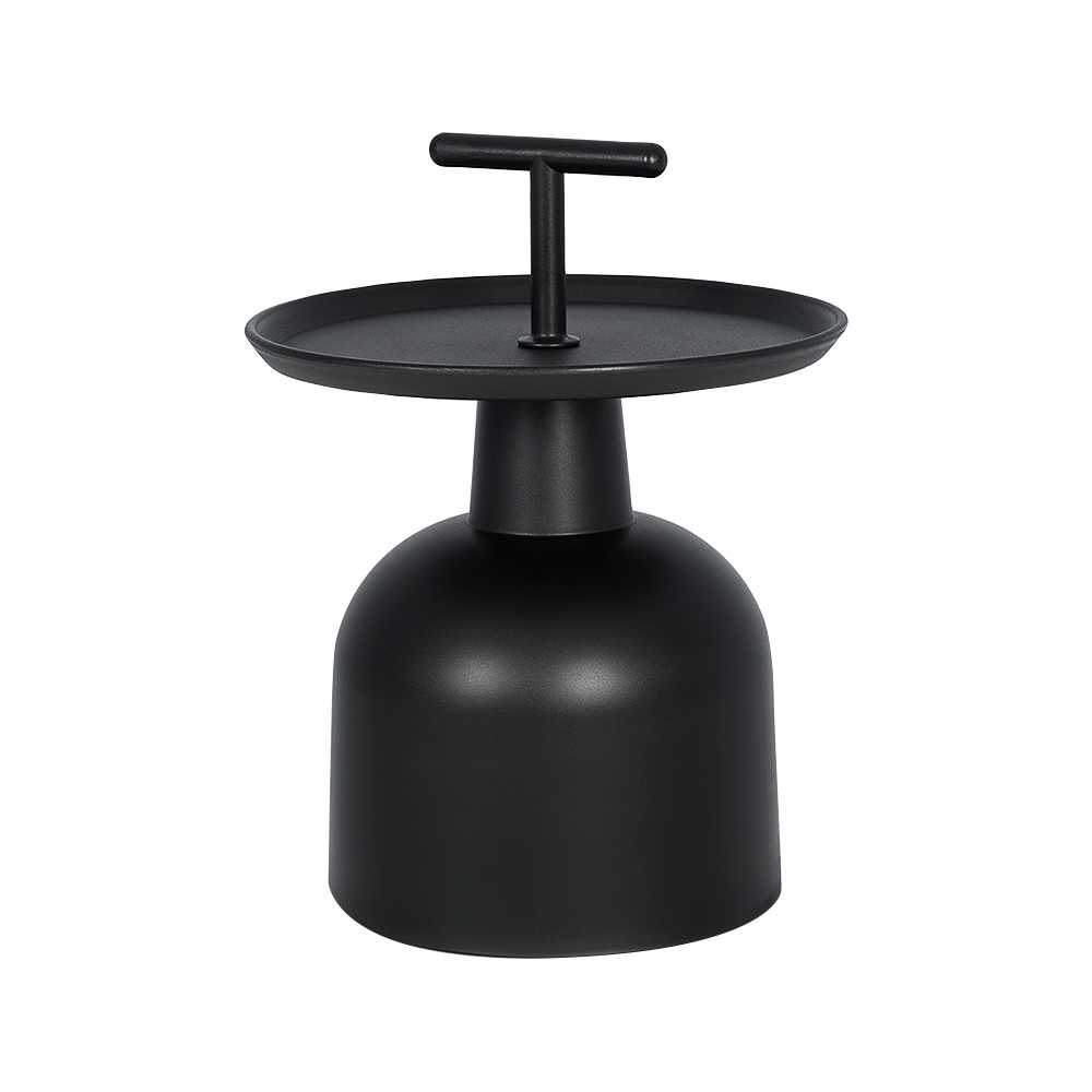 VERTUO Black Polypropylene Bomba Side Table