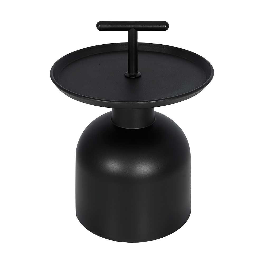 VERTUO Black Polypropylene Bomba Side Table