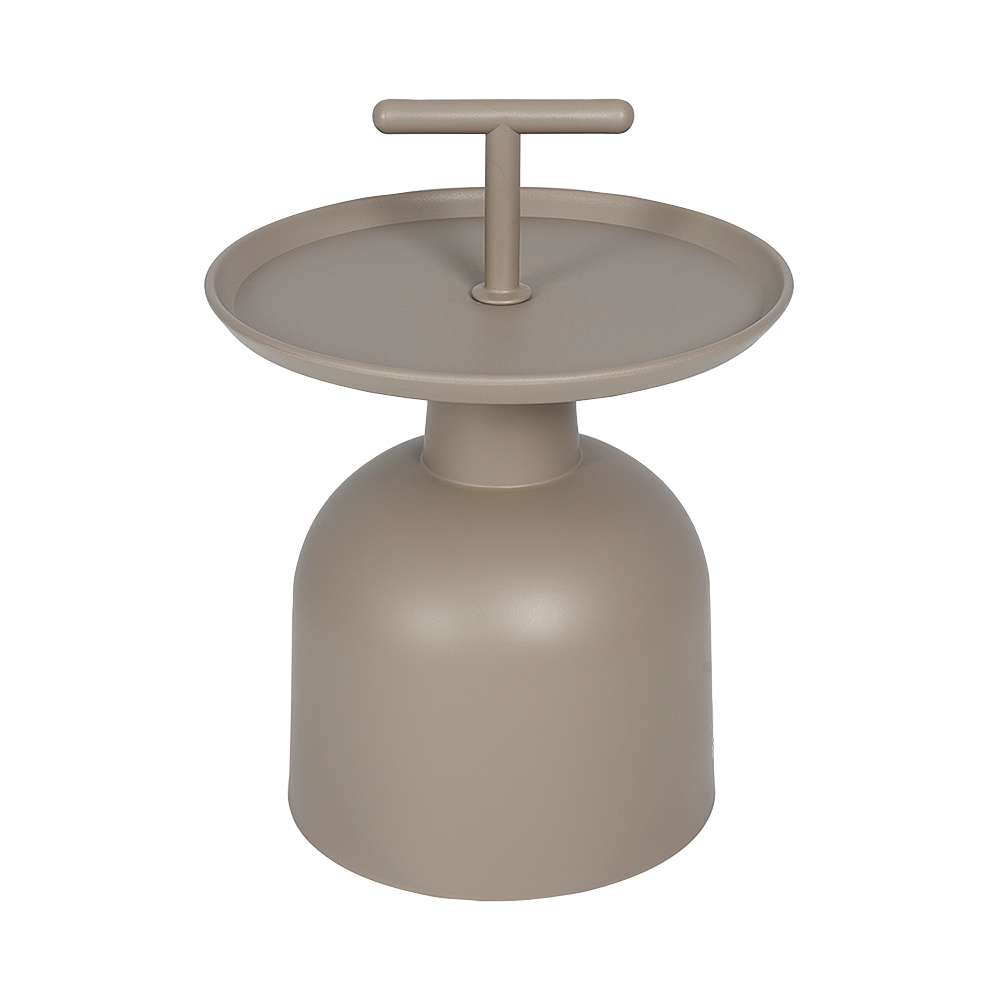 VERTUO Taupe Polypropylene Bomba Side Table