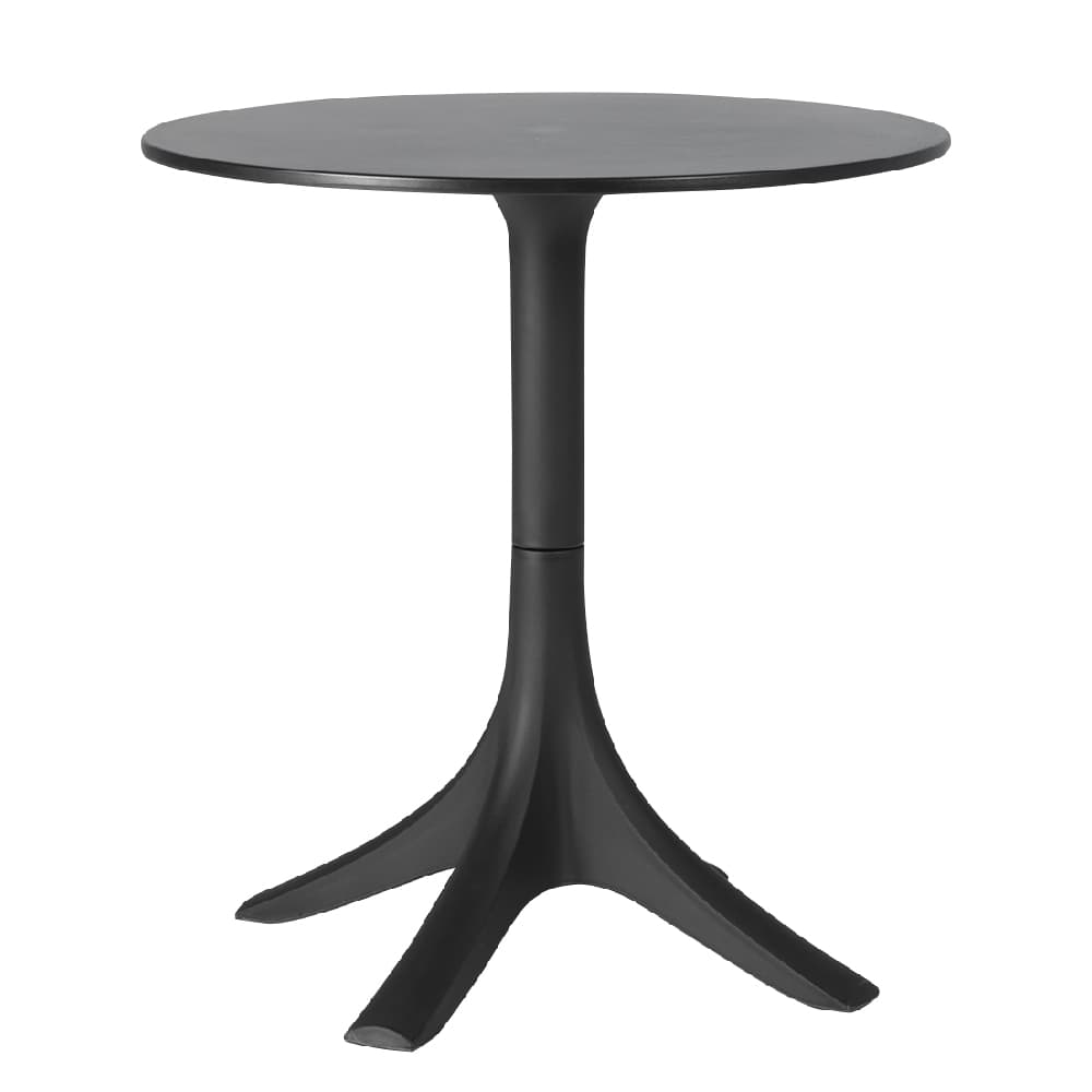 VERTUO Black Polypropylene Bistro Table 27 1/2 in.