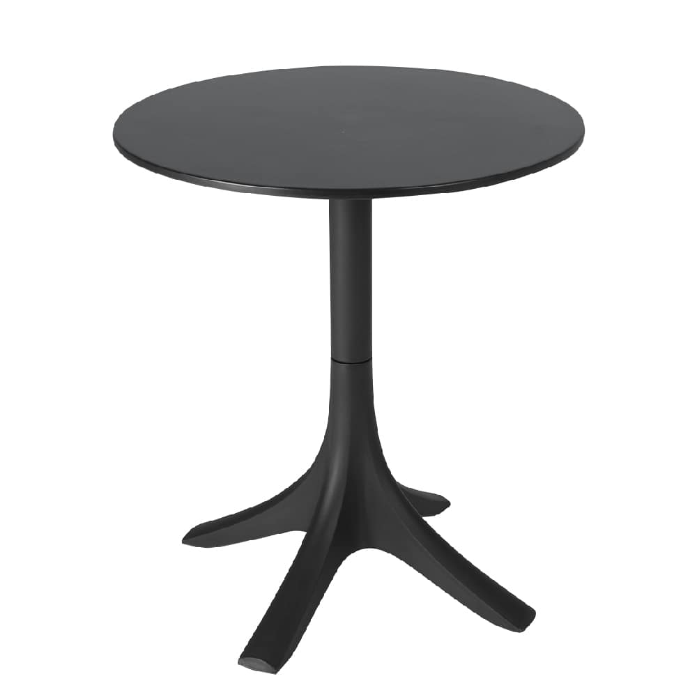 VERTUO Black Polypropylene Bistro Table 27 1/2 in.