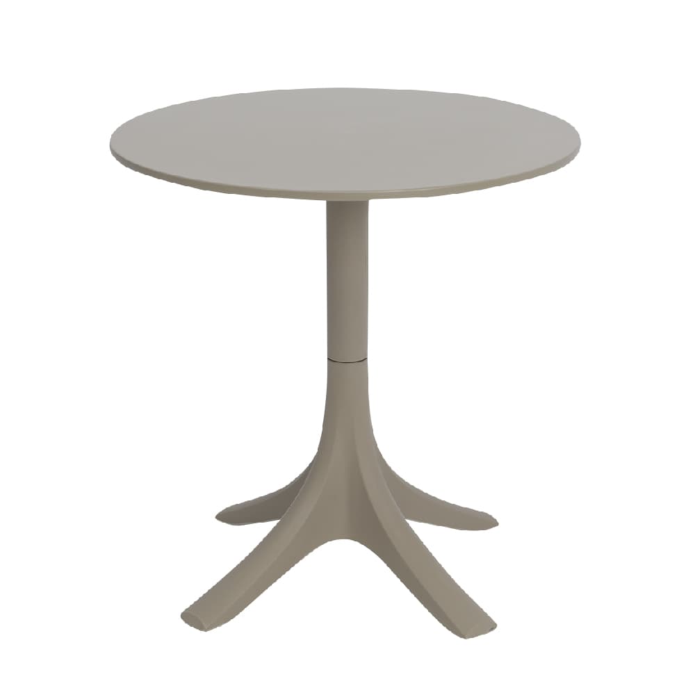 Table bistro en polypropylène taupe 27 1/2 po VERTUO