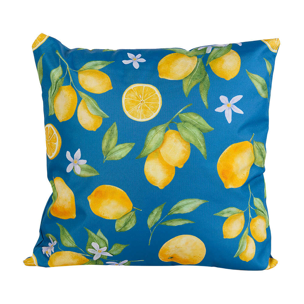 VERTUO Patio Cushion Lemons 17&nbsp;3/4&nbsp;in&nbsp;x&nbsp;17&nbsp;3/4&nbsp;in