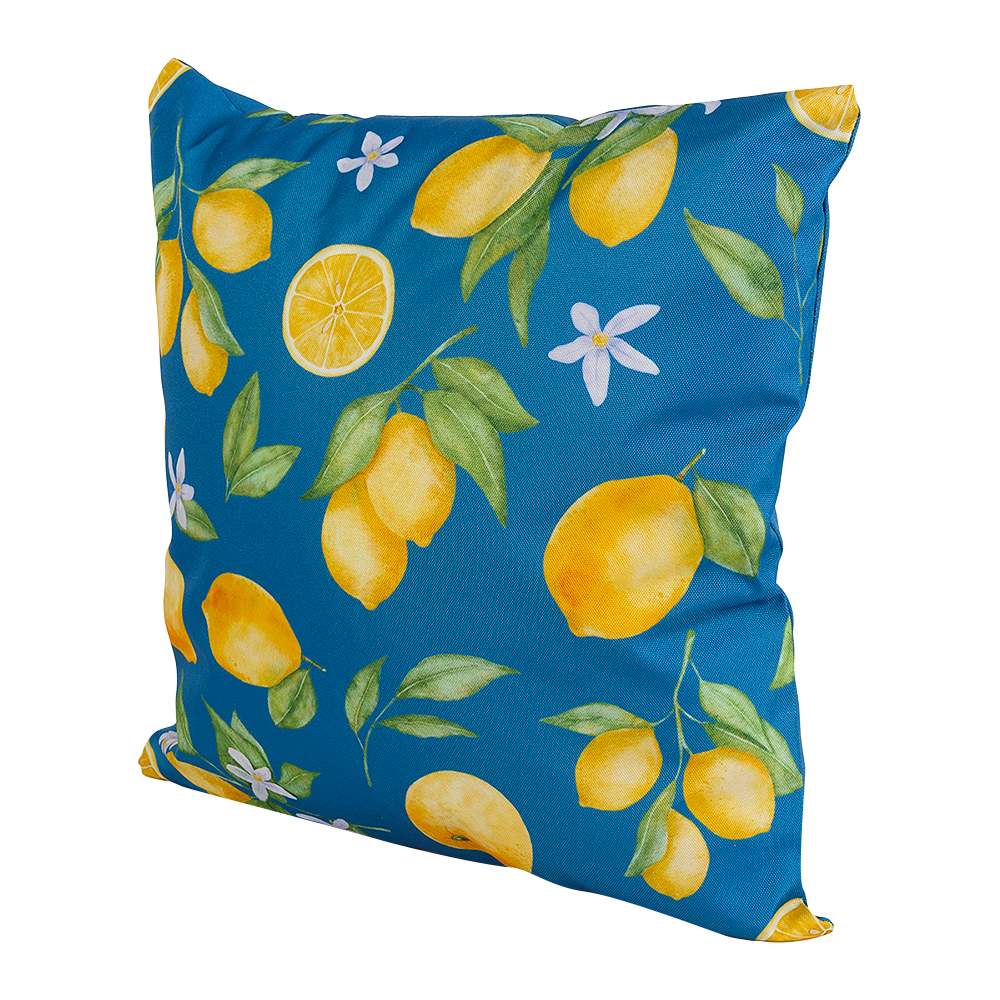 VERTUO Patio Cushion Lemons 17&nbsp;3/4&nbsp;in&nbsp;x&nbsp;17&nbsp;3/4&nbsp;in