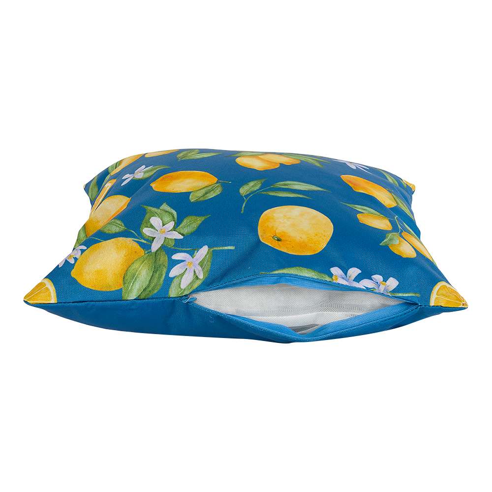 VERTUO Patio Cushion Lemons 17&nbsp;3/4&nbsp;in&nbsp;x&nbsp;17&nbsp;3/4&nbsp;in