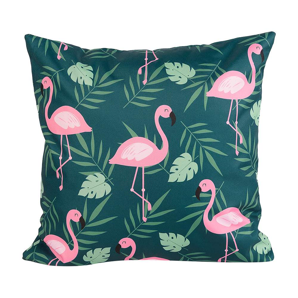 VERTUO Patio Cushion Flamingos 17&nbsp;3/4&nbsp;in&nbsp;x&nbsp;17&nbsp;3/4&nbsp;in
