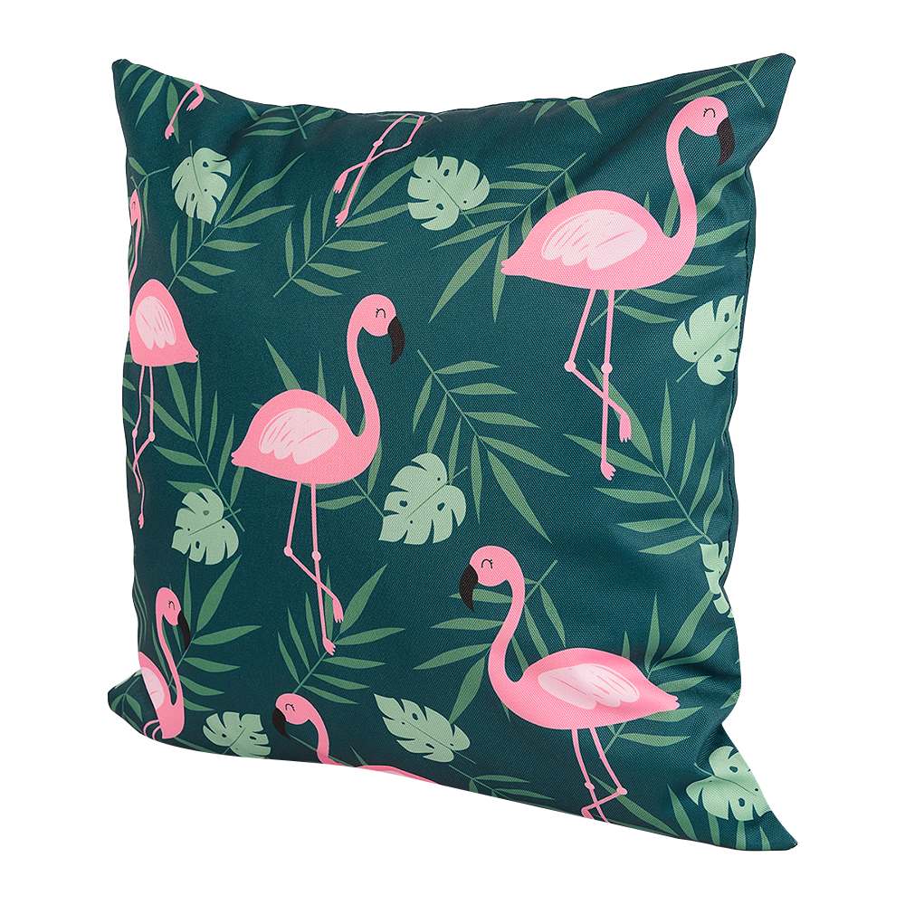 VERTUO Patio Cushion Flamingos 17&nbsp;3/4&nbsp;in&nbsp;x&nbsp;17&nbsp;3/4&nbsp;in