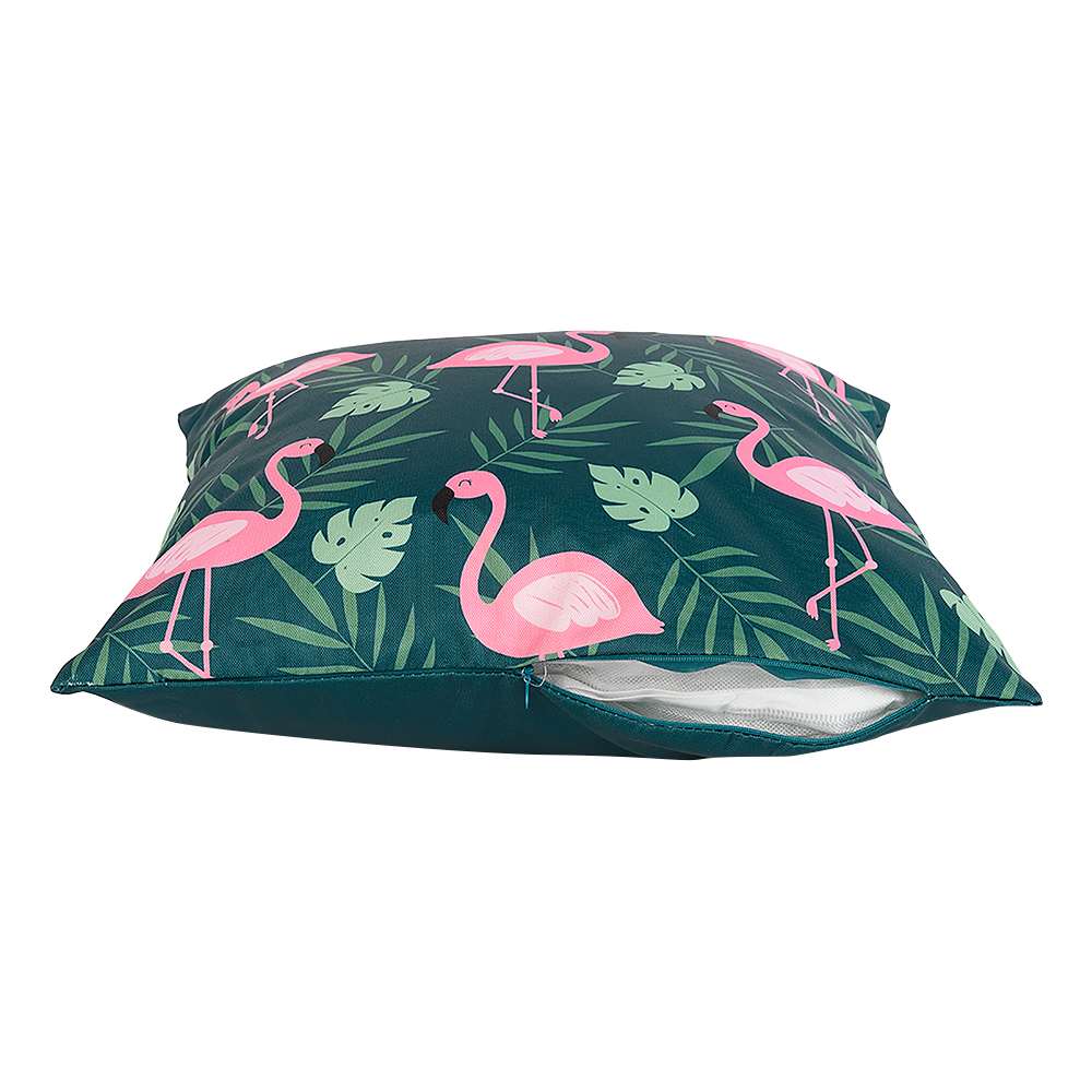 VERTUO Patio Cushion Flamingos 17&nbsp;3/4&nbsp;in&nbsp;x&nbsp;17&nbsp;3/4&nbsp;in