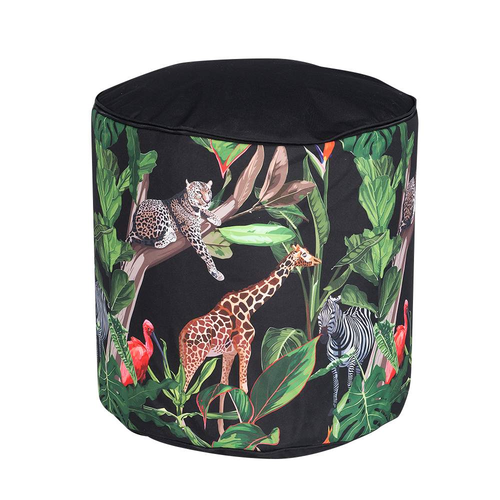 Pouf Jungle 18&nbsp;po&nbsp;x&nbsp;17&nbsp;po VERTUO