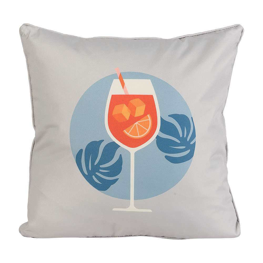 VERTUO Patio Cushion Spritz 17&nbsp;3/4&nbsp;in.&nbsp;x&nbsp;17&nbsp;3/4&nbsp;in.