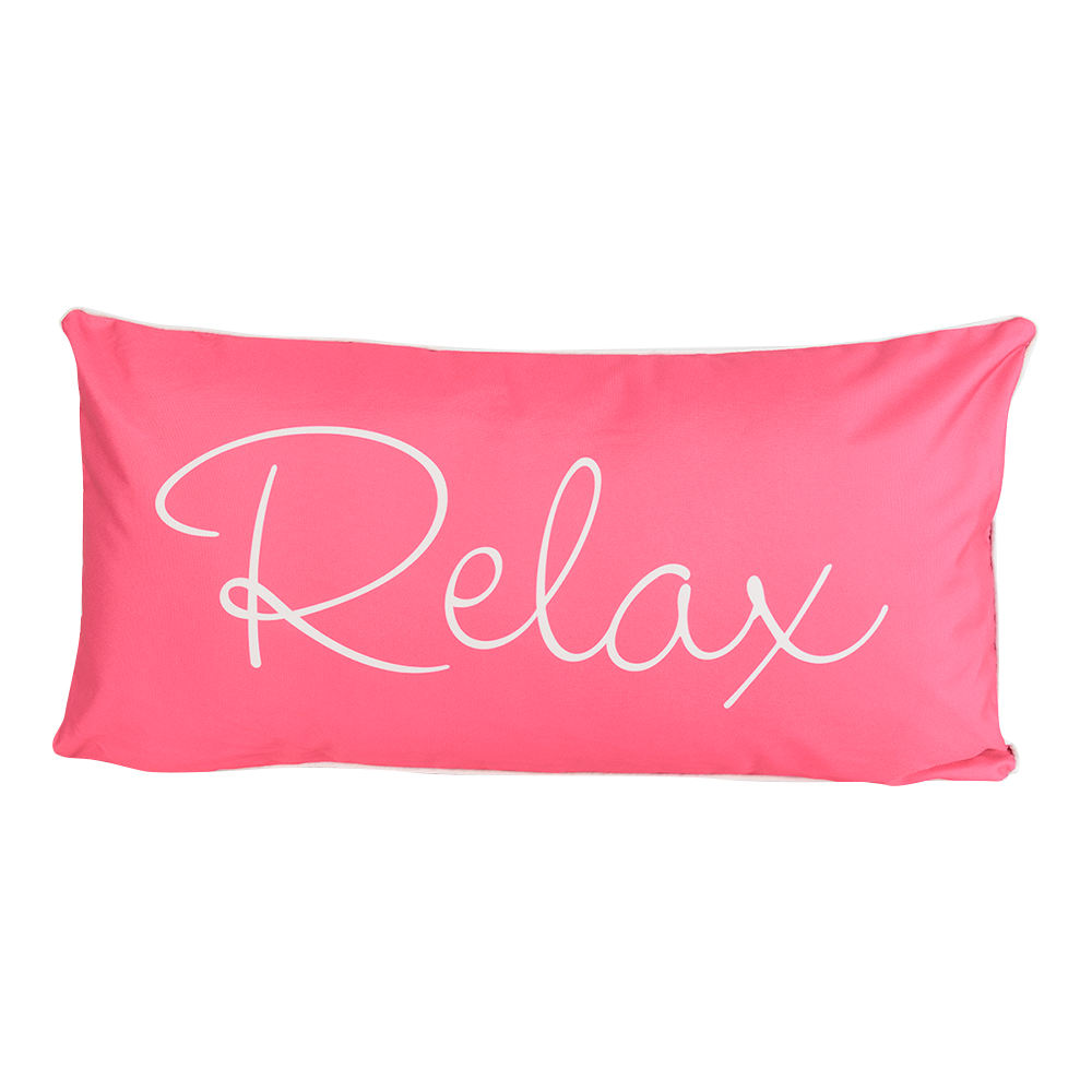 VERTUO Patio Cushion Relax Pink 26&nbsp;in.&nbsp;x&nbsp;14&nbsp;in.