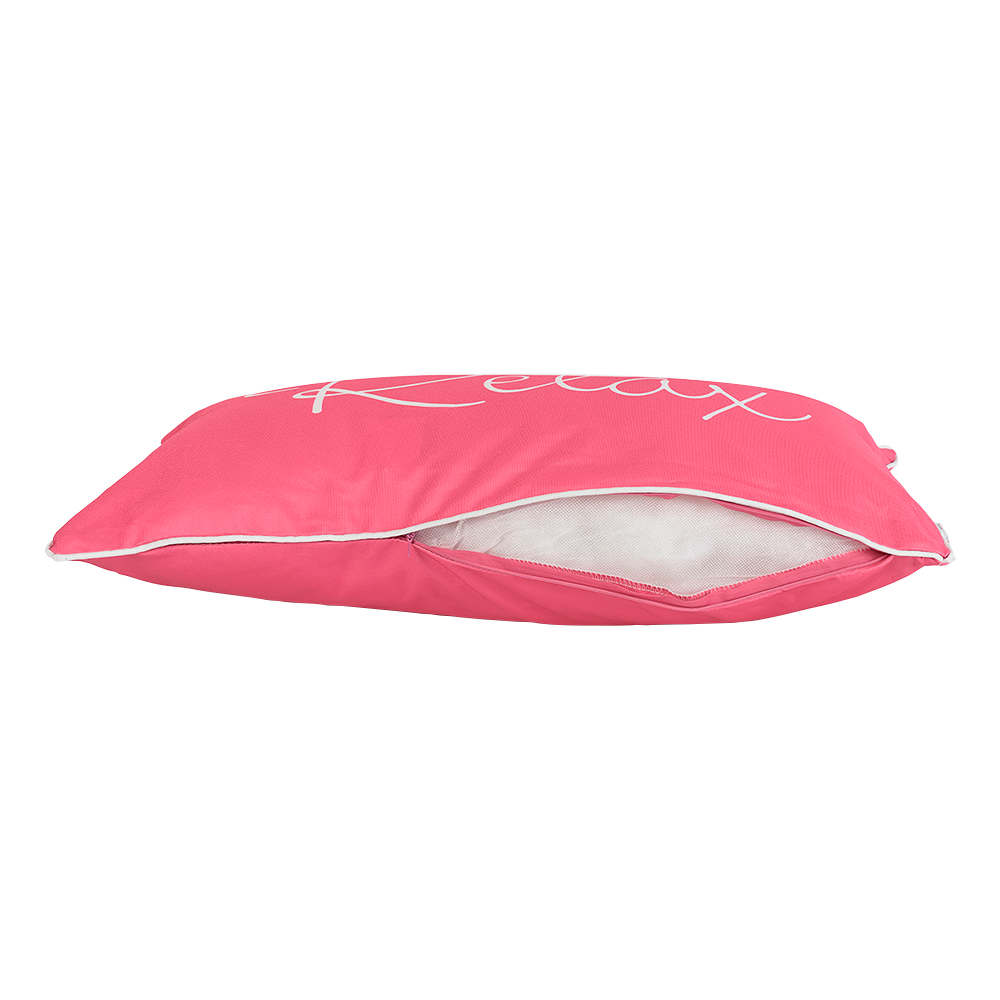 VERTUO Patio Cushion Relax Pink 26&nbsp;in.&nbsp;x&nbsp;14&nbsp;in.