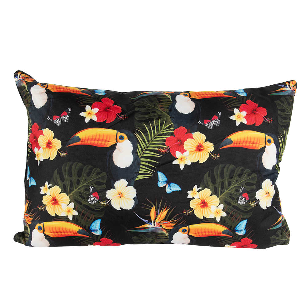 VERTUO Patio Cushion Tropical Toucans 26&nbsp;in.&nbsp;x&nbsp;16 7/8&nbsp;in.