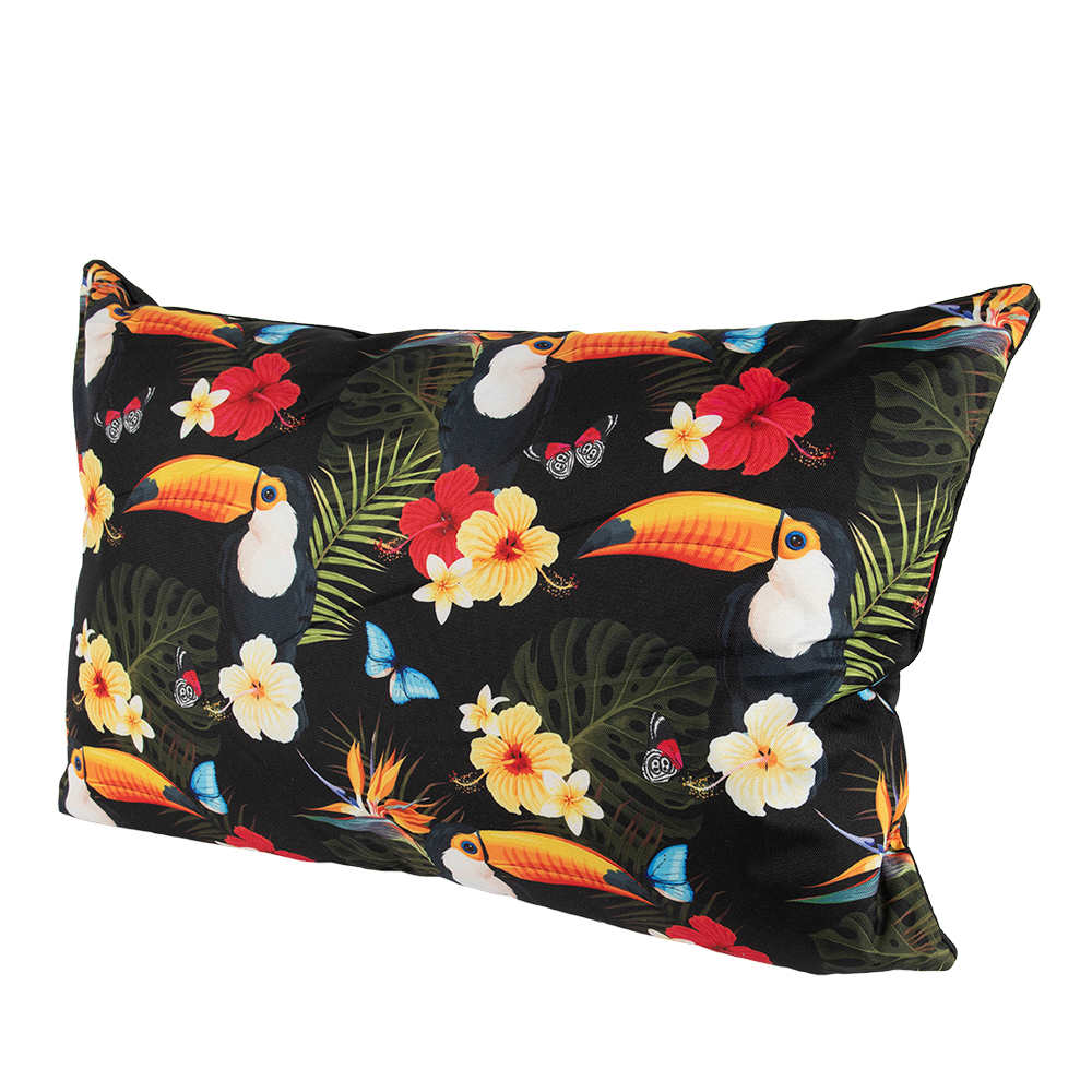 VERTUO Patio Cushion Tropical Toucans 26&nbsp;in.&nbsp;x&nbsp;16 7/8&nbsp;in.