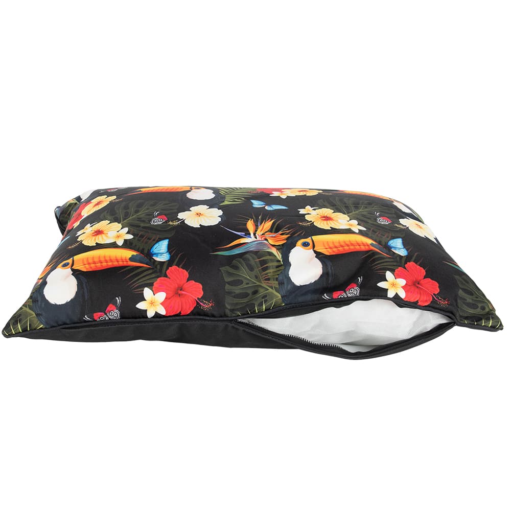 VERTUO Patio Cushion Tropical Toucans 26&nbsp;in.&nbsp;x&nbsp;16 7/8&nbsp;in.