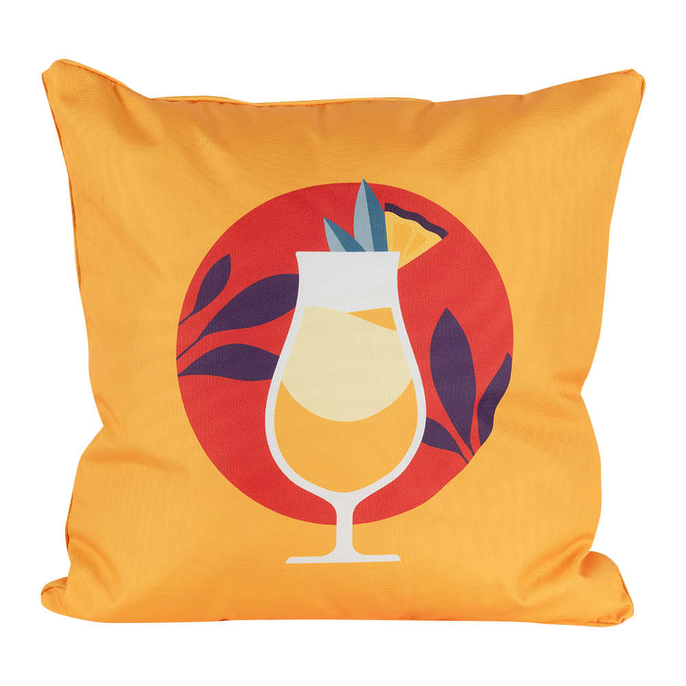 VERTUO Patio Cushion Piña Colada 17 3/4&nbsp;in.&nbsp;x&nbsp;17 3/4&nbsp;in.