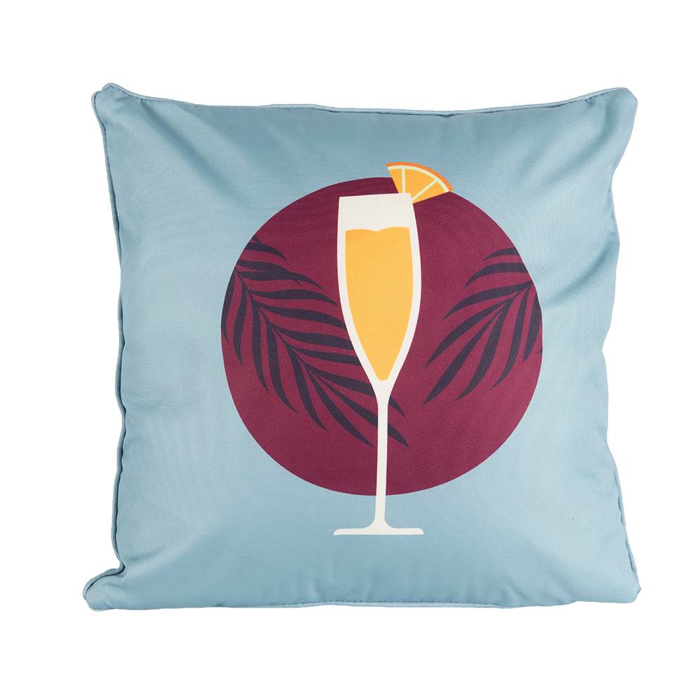 Coussin de patio Mimosa 17 3/4&nbsp;po&nbsp;x&nbsp;17 3/4&nbsp;po VERTUO