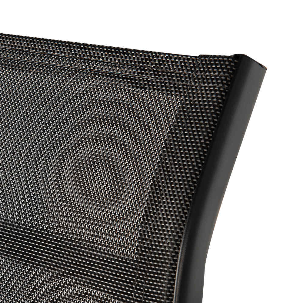 Black & Grey Steel 2-Seater Swing