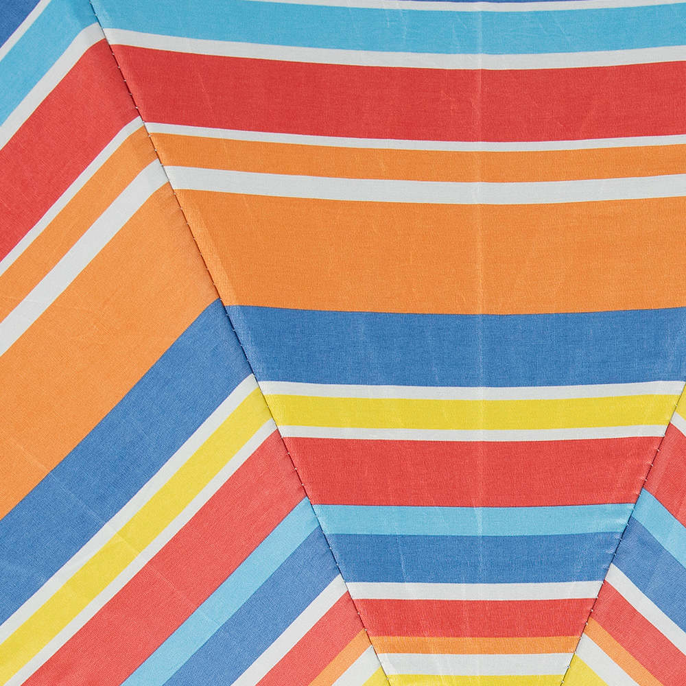 Parasol de plage rayé polyester 5 pi 9 po VERTUO