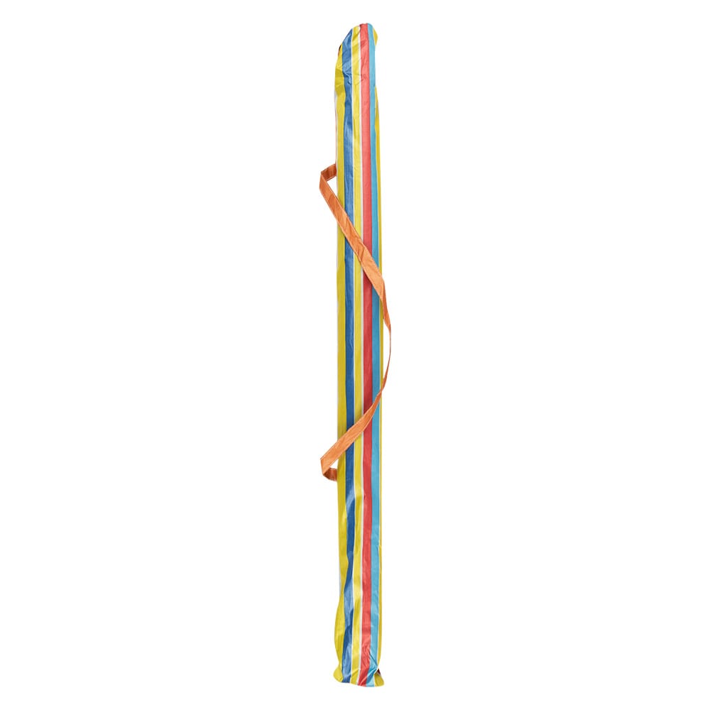Parasol de plage rayé polyester 5 pi 9 po VERTUO