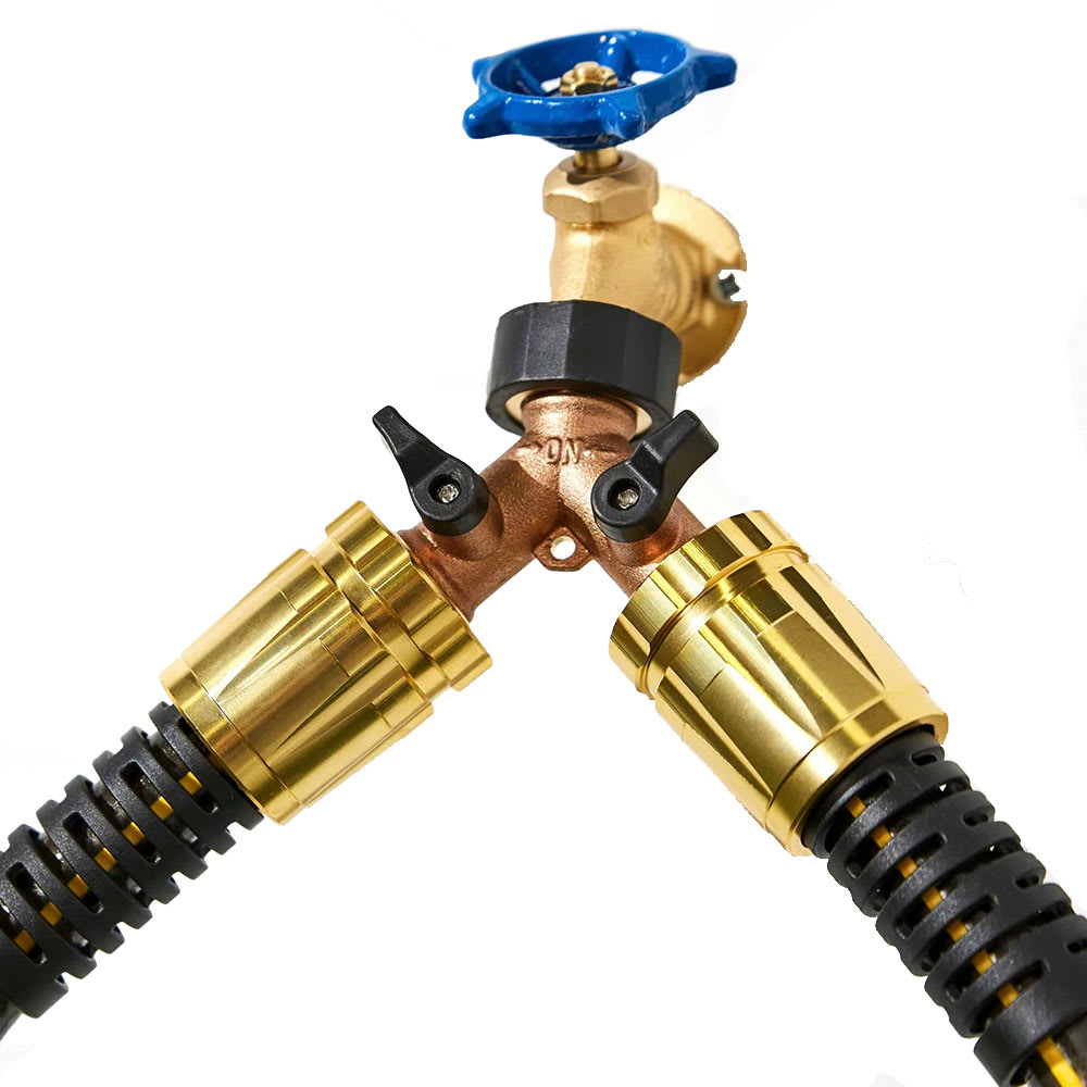 Raccord en Y pour tuyau d'arrosage