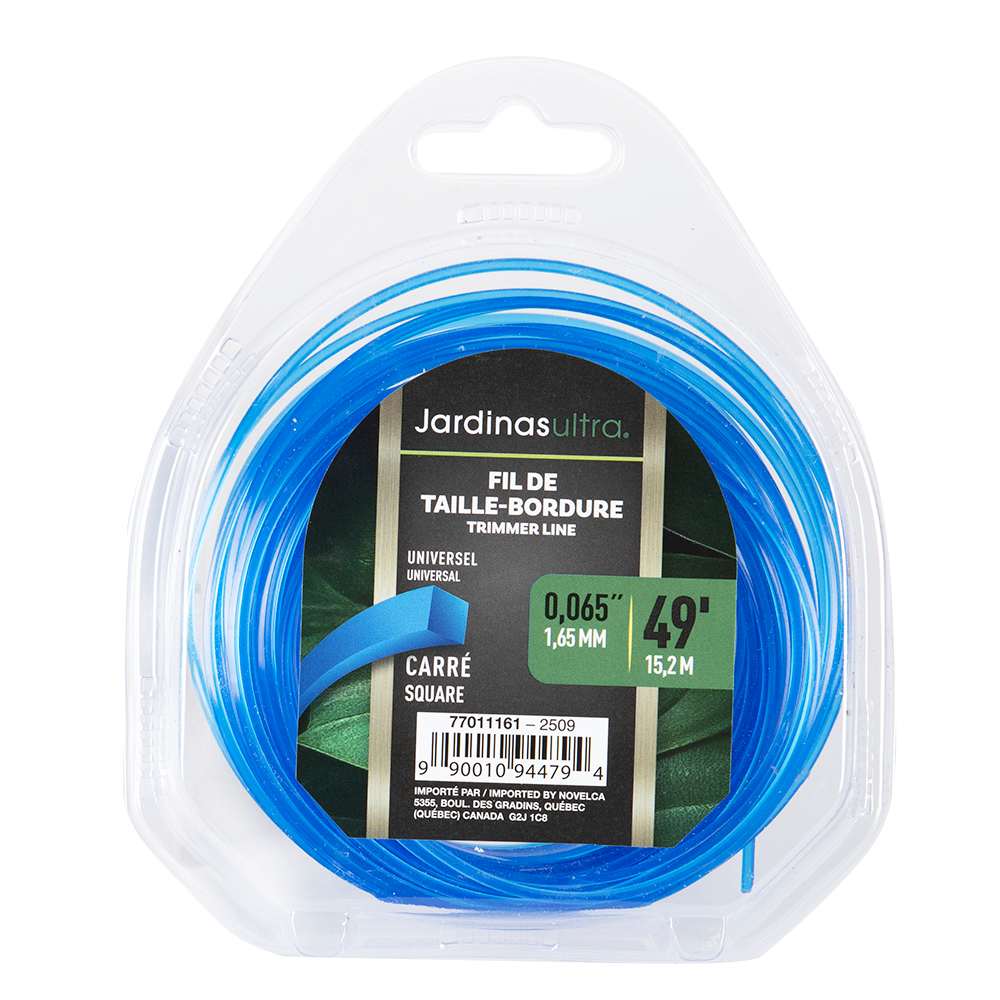 JARDINAS ULTRA Square Trimmer Line 0.065 in. x 49 ft.