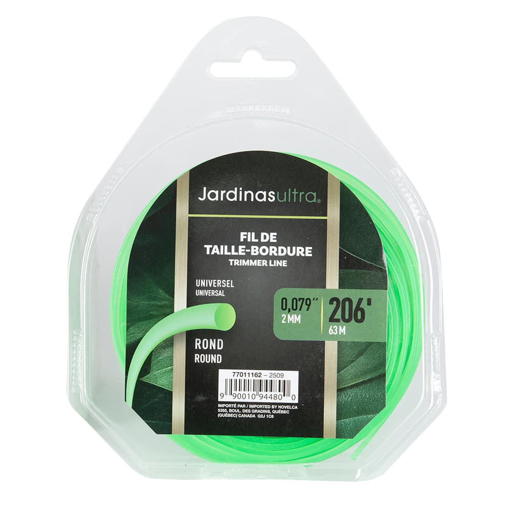 JARDINAS ULTRA Round Trimmer Line 0.080 in. x 206 ft.