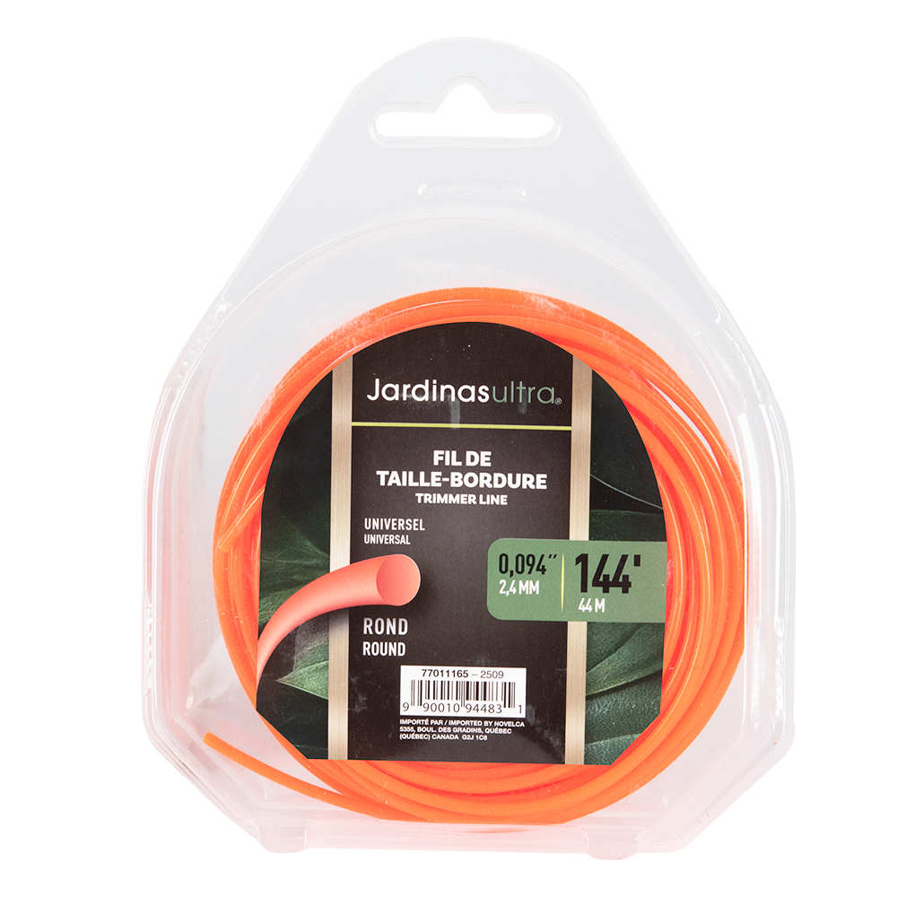 JARDINAS ULTRA Round Trimmer Line 0.094 in. x 144 ft.