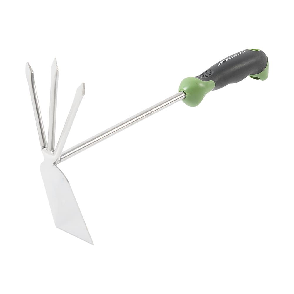 Sarcloir à main et binette 2-en-1 en inox JARDINAS ULTRA