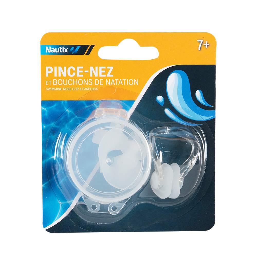 Pince-nez et bouchons de natation NAUTIX