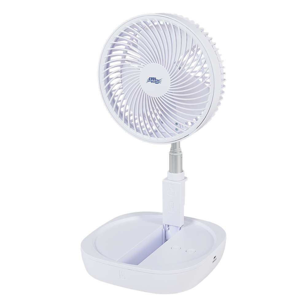 Ventilateur portatif rechargeable 8 po