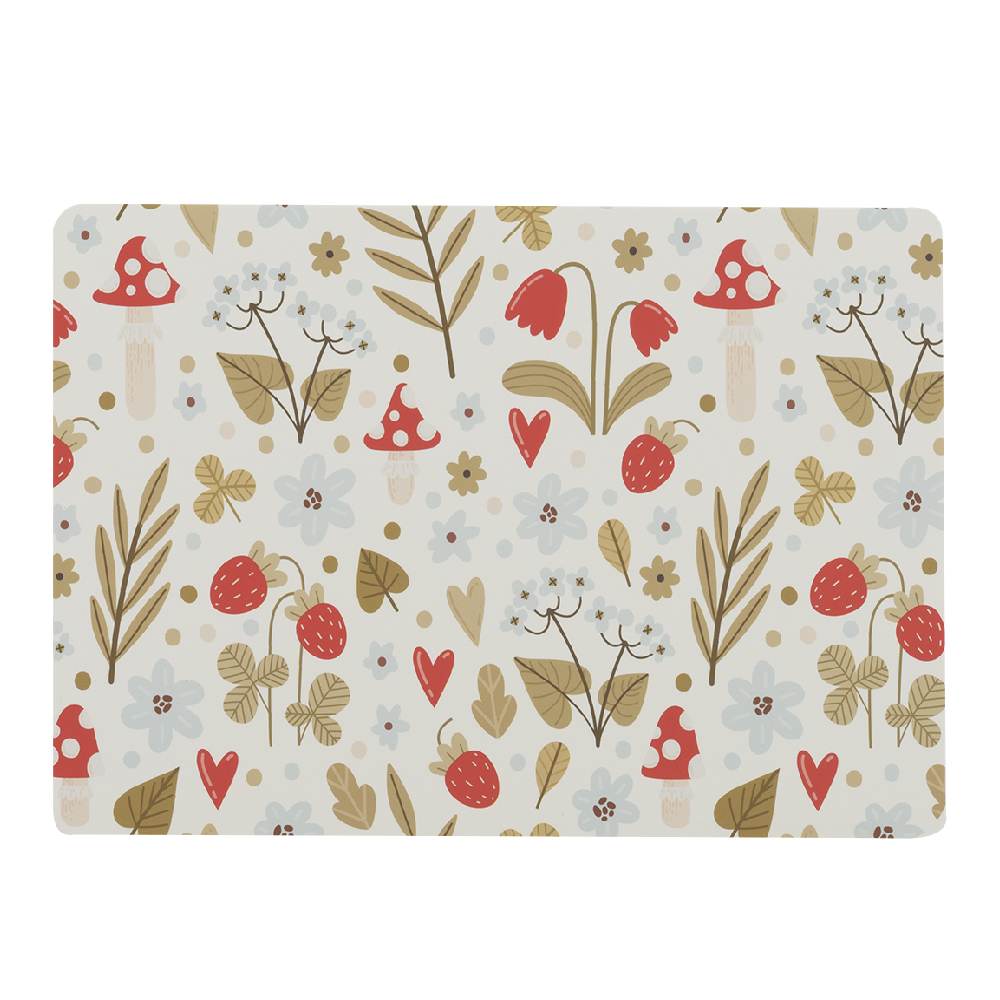 Napperon rectangulaire Champ de fraises 17&nbsp;3/4&nbsp;po&nbsp;x&nbsp;11&nbsp;3/4&nbsp;po VERTUO