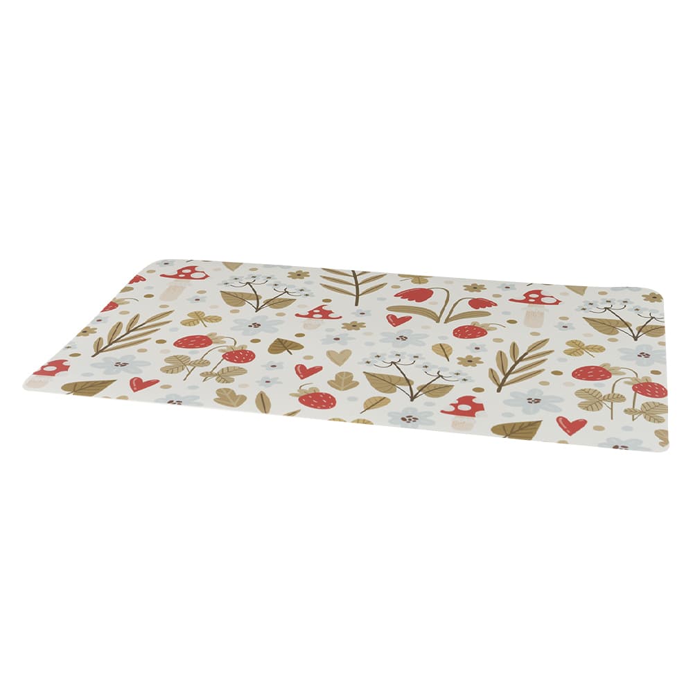 Napperon rectangulaire Champ de fraises 17&nbsp;3/4&nbsp;po&nbsp;x&nbsp;11&nbsp;3/4&nbsp;po VERTUO